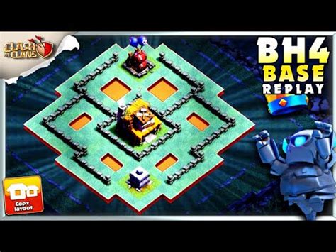 ULTIMATE Builder Hall 4 BH4 Base Defense 2022 REPLAY COPYLINK