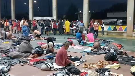 Caravana Migrante Avanza Hacia Ojapa En El Sur De Veracruz N