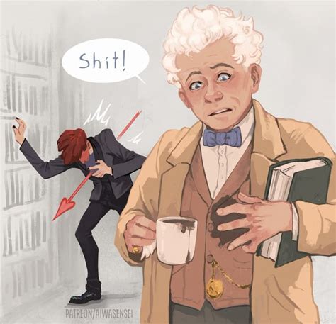 Pin By Alaska Grace On Alpha Centauri Good Omens Book Cute Gay