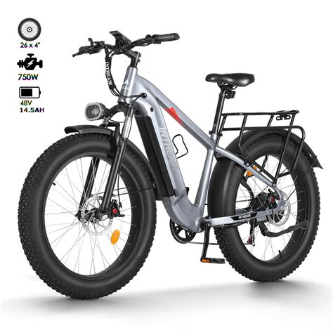 INTHEAIR ROCKET Fast Electric Bike 26 X 4 0 Fat Tire 750W Motor