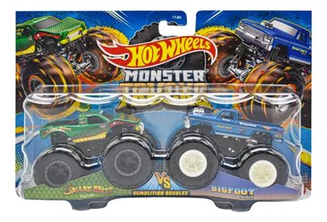 Hot Wheels Monster Truck Doubles Snake Bite Bigfoot Mattel MercadoLibre