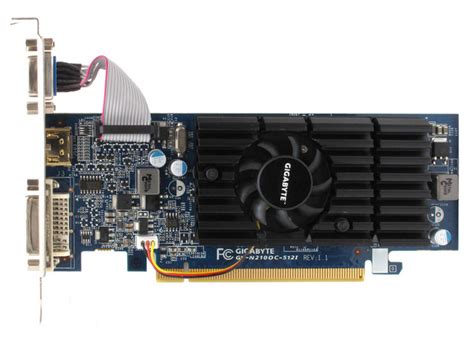 Видеокарта Gigabyte GeForce 210, 512 МБ DDR2 - купить по низким ценам в ...
