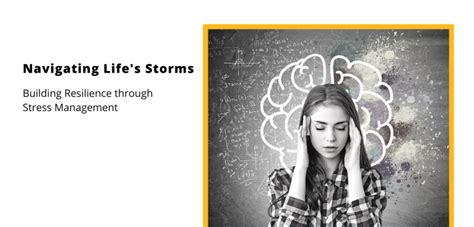 Navigating Lifes Storms Building Resilience Through Stress Management Ichas