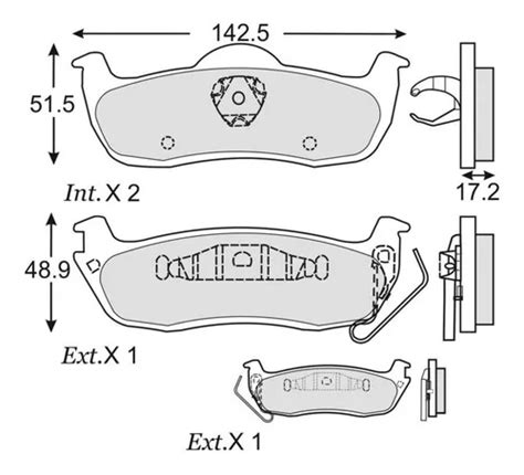 Balatas De Disco Traseras Jeep Grand Cherokee 2005 2010 Fag