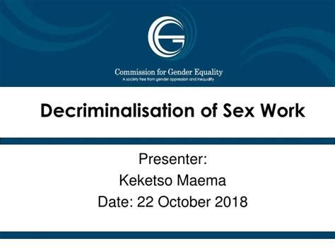 PPT Decriminalisation Of Sex Work PowerPoint Presentation Free