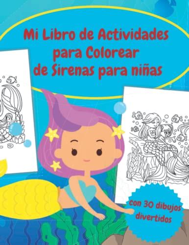 Mi Libro De Actividades Para Colorear De Sirenas Para Ni As Con