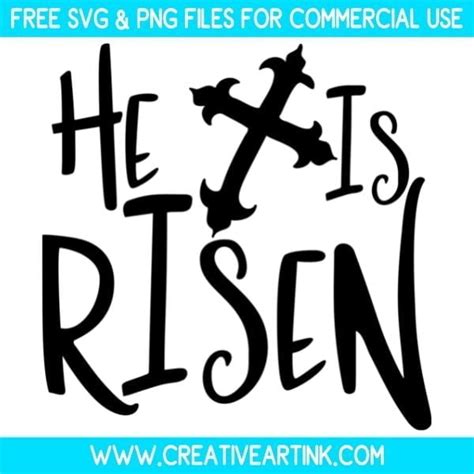 He Is Risen Svg Free Svg Files Creativeartink