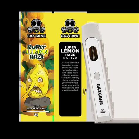 Gas Gang Vapes Super Lemon Haze 2 Gram Space Station Delivery