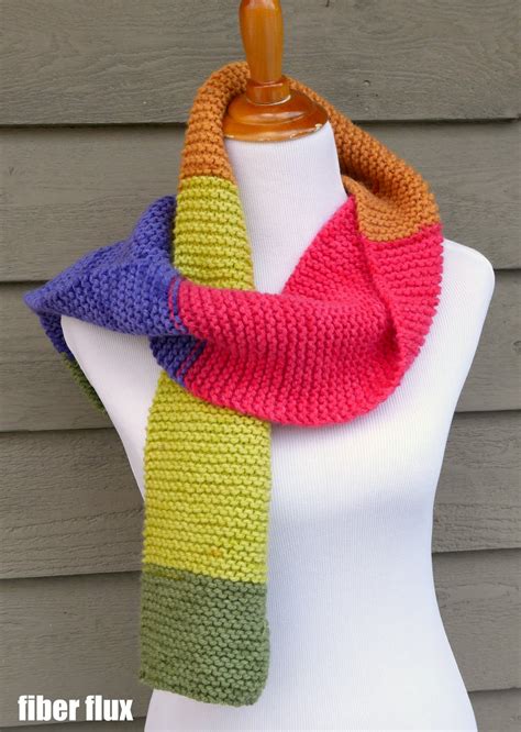 Fiber Flux How To Knit A Scarf For The Absolute Beginner