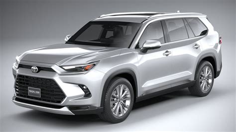 Toyota Gran Highlander Modelo D Ds C D Fbx Lwo Ma