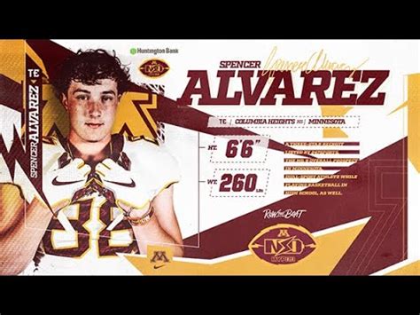 Spencer Alvarez Highlights Gopher Football Hyprr Signing Day Youtube