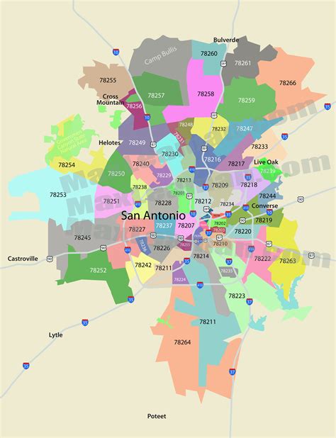 Colorado Springs Zip Codes Map Maping Resources