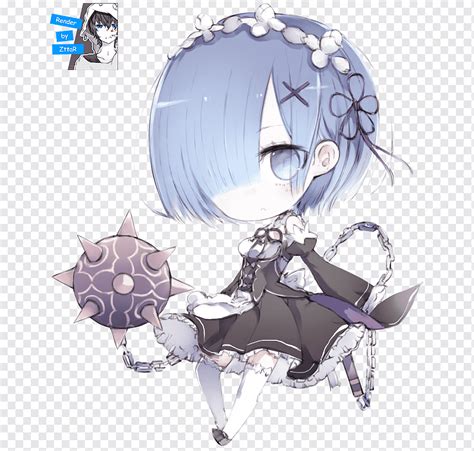 Re Zero Memulai Hidup Di Dunia Lain Chibi Anime 雷姆 Kavaii Chibi