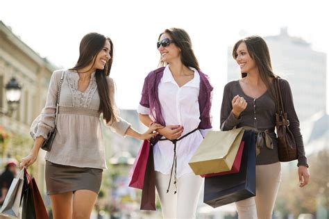 Beautiful Young Women Shopping Born Realist