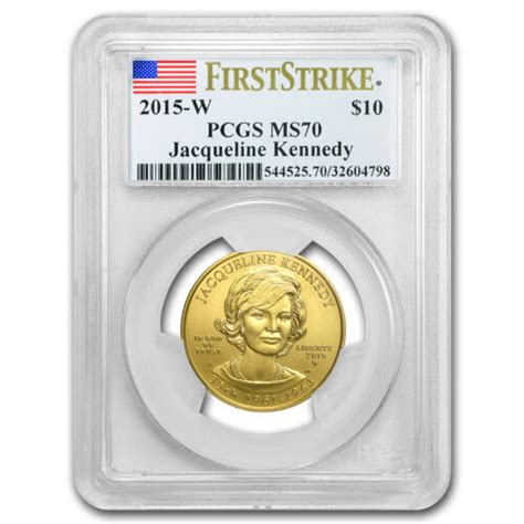 2015 W 1 2 Oz Gold Jacqueline Kennedy MS 70 PCGS FS SKU 91728 EBay