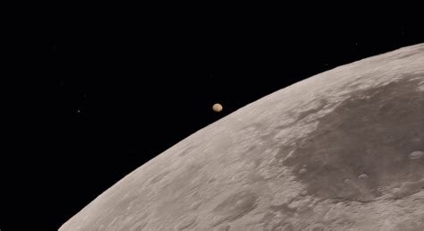 Mars Occultation By The Moon Eso Supernova