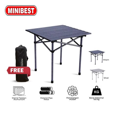 Jual Mb Meja Lipat Alumunium Outdoor Indoor Portable Meja Lipat