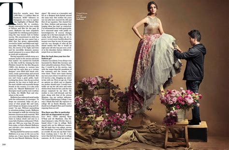 Vogue India December 2015 Issue [celebrating 25 Years Of Manish Malhotra] R Bollywoodfashion