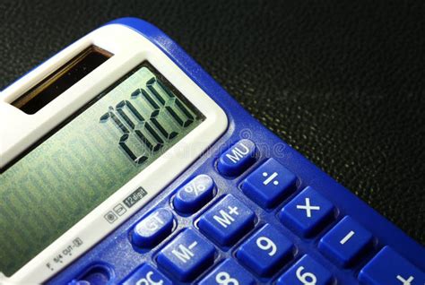 The Old and Dirty Blue Color Calculator. Stock Photo - Image of calculator, background: 105250048