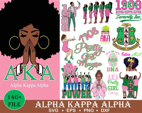 140 Alpha Kappa Alpha Pretty Girl Queen Svg Aka Pretty Girl Inspire