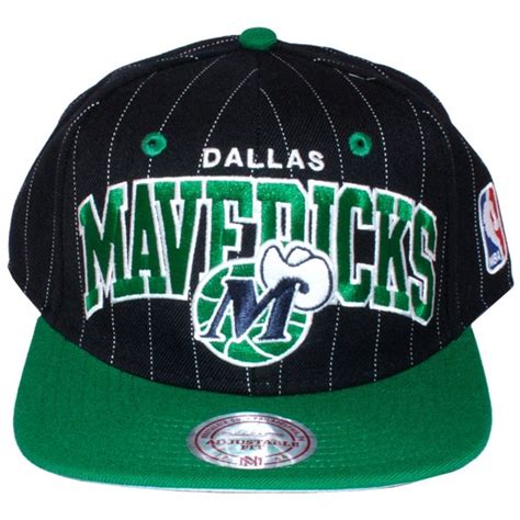 Casquette Snapback Mitchell Ness NBA Pinstripe Dallas Mavericks