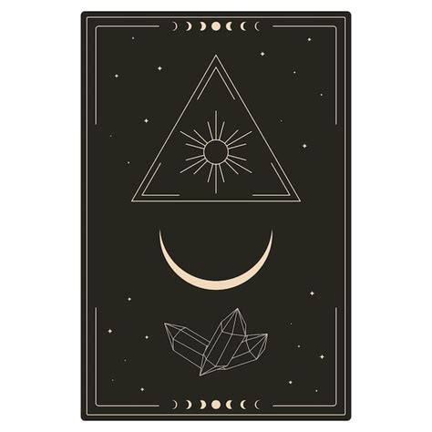 Premium Vector Tarot Card Design