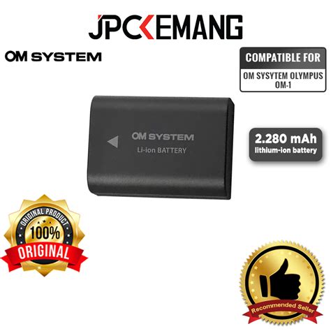 OM System BLX 1 Rechargeable Battery BLX1 BL X1 Olympus JPC KEMANG