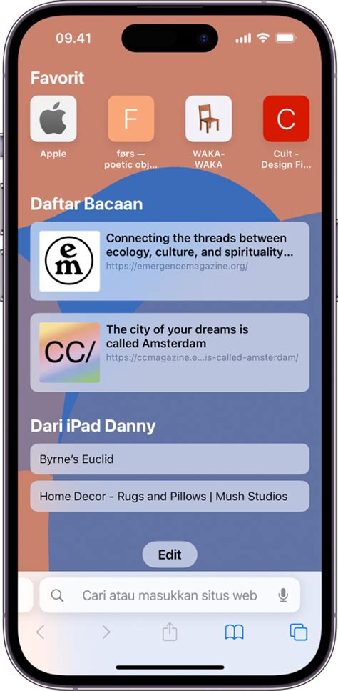 Menyesuaikan Pengaturan Safari Anda Di IPhone Apple Support ID