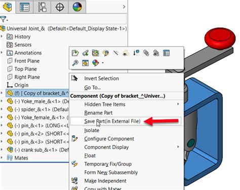 Solidworks How To Copy A Part Using Virtual Component Gsc