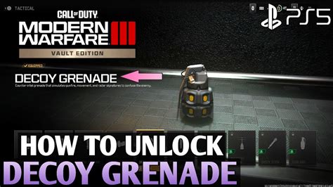 How To Unlock Decoy Grenade MODERN WARFARE 3 Grenade How To Get Decoy