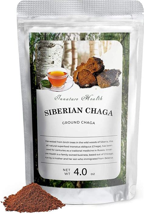 Chaga Mushroom Powder Organic Is Rich In Polysaccharides Beta Glucans