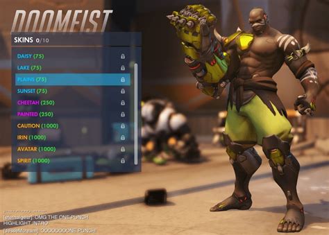 Overwatch: Preview All of Doomfist's Skins Now on the PTR