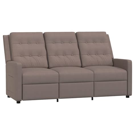 Home Fauteuil Inclinable Places Taupe Tissu Lestendances Fr