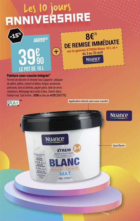 Promo Peinture Sous Couche Int Gr E Nuance Chez Bricorama Icatalogue Fr