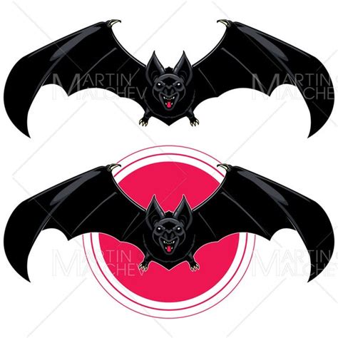 Cartoon Black Bat