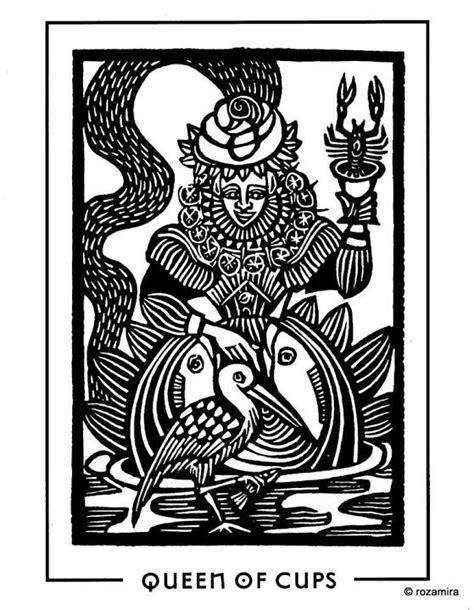 Light and Shadow Tarot (Contrast deck) | Tarot, Cups tarot, Card illustration