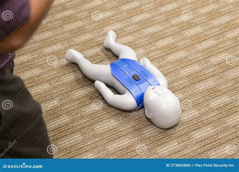 Cpr Training Class By Security Guard In Office Stock Photo Image Of