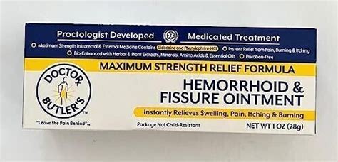 Hemorrhoid And Fissure Ointment Hemorrhoid Treatment 1 Oz 793573437785