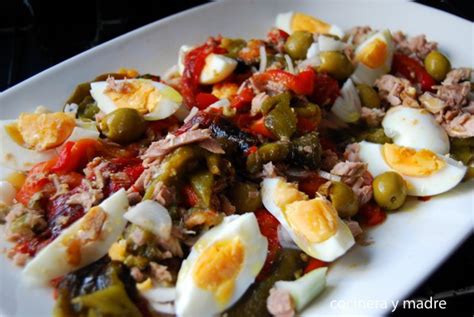 Ensalada De Pimientos Asados Cocinera Y Madre