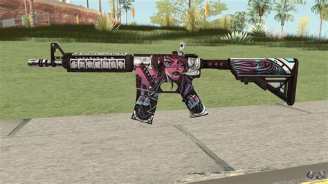 CS-GO M4A4 Neo-noir for GTA San Andreas