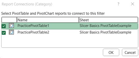 Excel Slicers - BeginCodingNow.com