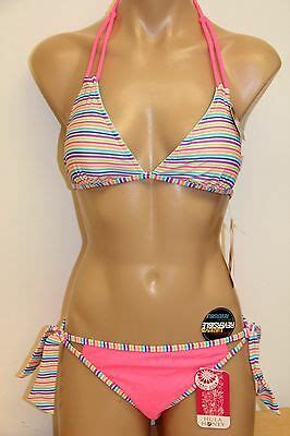 NWT Hula Honey Swimsuit Bikini 2 Piece Set Sz M Reversible EBay