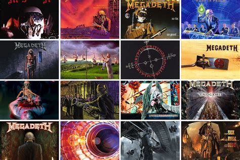 Megadeth Album Covers