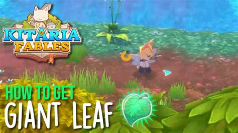 Where To Find Giant Leaf In Kitaria Fables YouTube