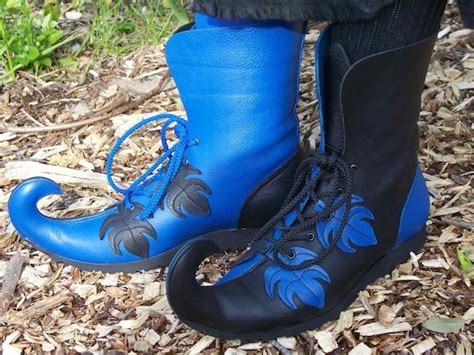 Curly Toe Leather Boot Fairy Steampunk Etsy