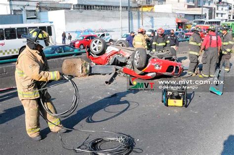 Se Registra Aparatoso Accidente En Tollocan Y Tecnol Gico