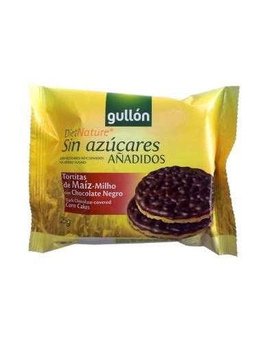 Tortitas de Maíz con Chocolate Negro 10 Paquetes de 4 UDS de 25 GR Sin