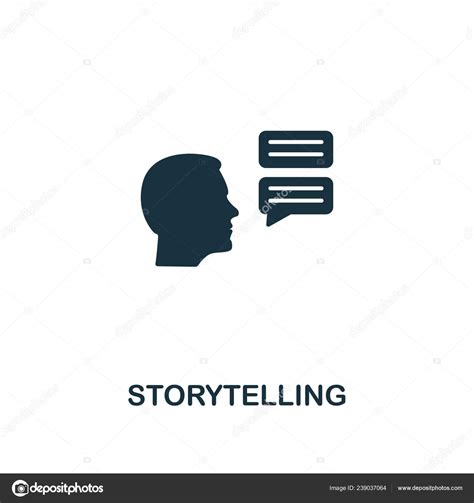 Storytelling Icon Premium Style Design From Influencer Icon Collection