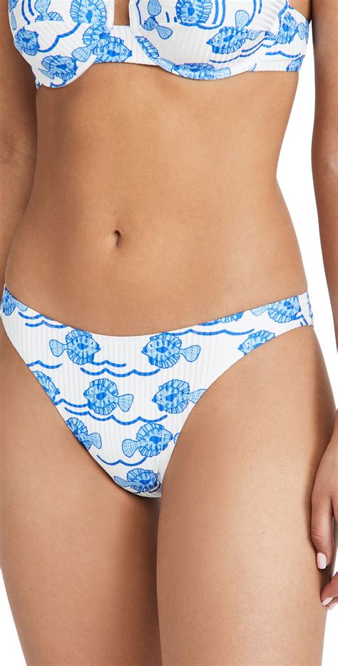 Fisch Flamands Bikini Bottoms Blue Porcelain Fish Editorialist