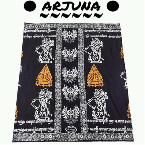 Jual Sarung Batik Wayang Arjuna Terbaik Di Lapak The Santri Distro